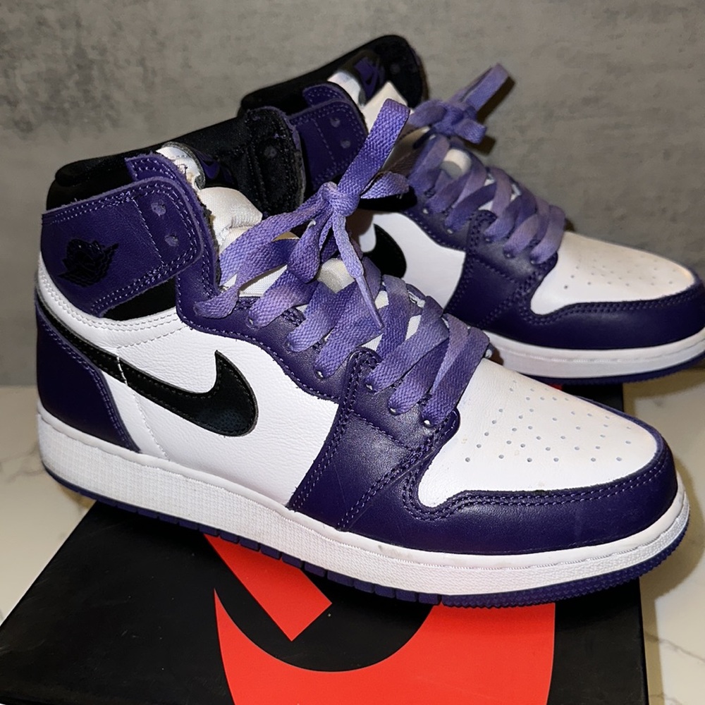 Jordan High OG Retro - Court Purple - 6Y